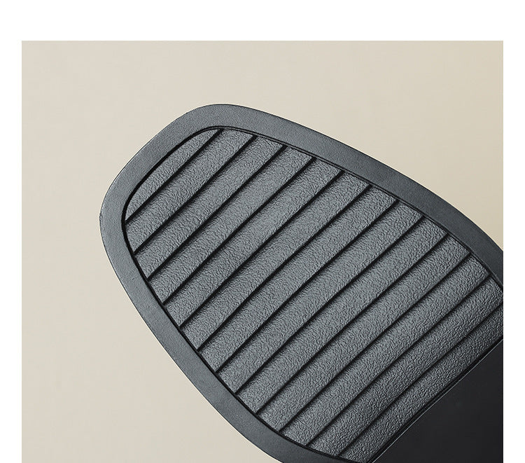 2024New Autumn and Winter Short Boots for Women, Chunky Heel Short Boots, High Heel Martin Boots, British Style for Women