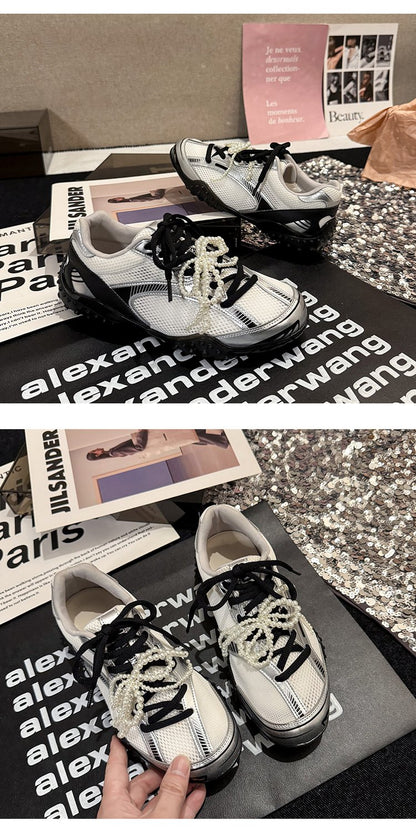 2025Women's Low-Cut Summer Sneakers（Upper Height Less10cm)Sports Shoes Lace Rubber