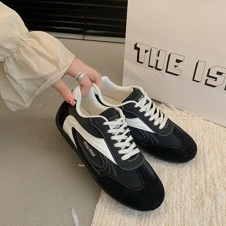 2025Autumn Low Top（Upper Height Less10cm)Sports Shoes Rubber Women's Lace-Up