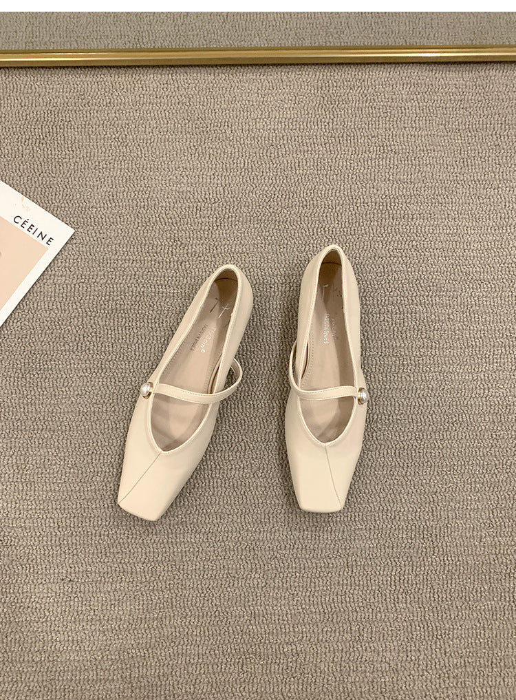 Women's Flat Shoes2023Spring, Autumn, Summer New Versatile Design Mary Jane Women's Shoes Gentle Style Evening Shoes