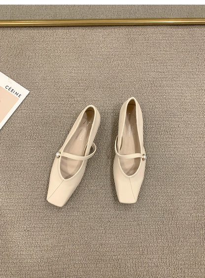 Women's Flat Shoes2023Spring, Autumn, Summer New Versatile Design Mary Jane Women's Shoes Gentle Style Evening Shoes