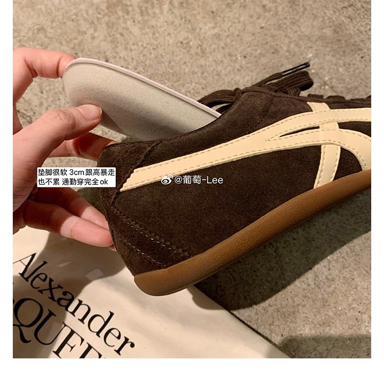 2025Women's Autumn Lace-Up Low-Top Sneakers（Upper Height Less10cm)Rubber
