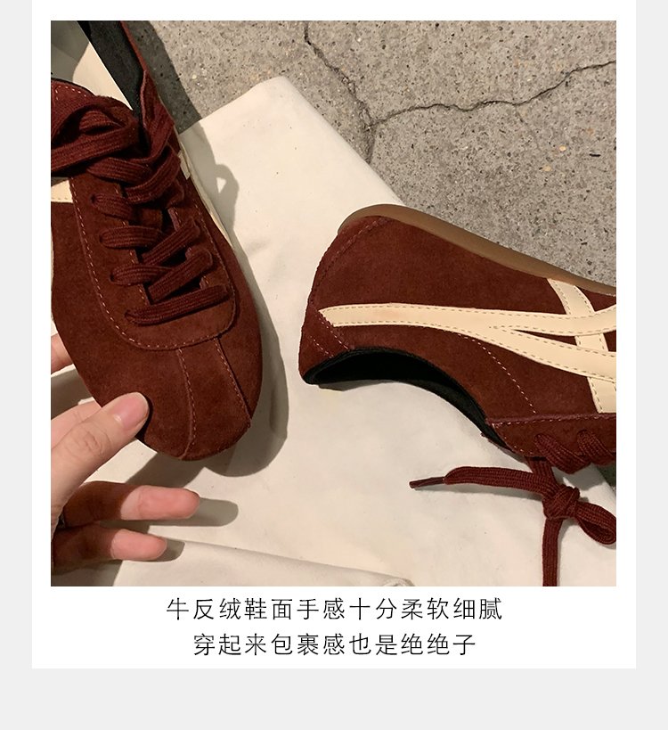 2025Women's Autumn Lace-Up Low-Top Sneakers（Upper Height Less10cm)Rubber