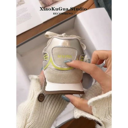 2025Summer Low-Cut（Upper Height Less10cm)Sports shoes women's rubber lace-up