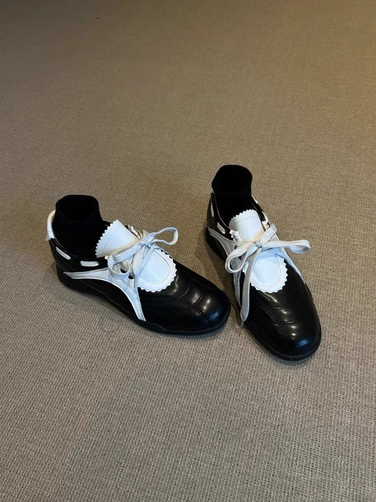 2025Spring Low-Top（Upper Height Less10cm)Rubber lace-up sneakers for women