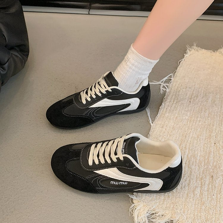2025Autumn Low Top（Upper Height Less10cm)Sports Shoes Rubber Women's Lace-Up
