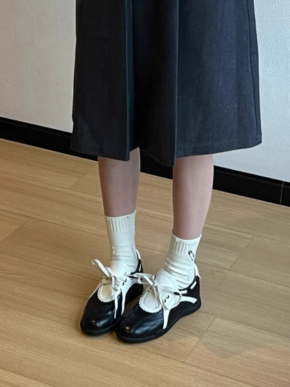 2025Spring Low-Top（Upper Height Less10cm)Rubber lace-up sneakers for women