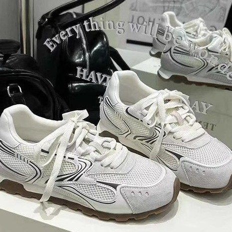 2025Summer Low-Cut（Upper Height Less10cm)Sports shoes women's rubber lace-up