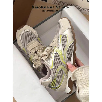 2025Summer Low-Cut（Upper Height Less10cm)Sports shoes women's rubber lace-up