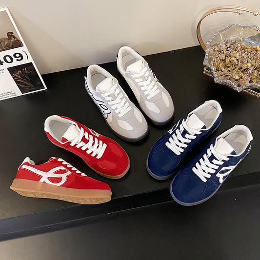 Women's Shoes2025Spring and Autumn New Soft Sole Shoes Lightweight Flat Popular White Casual Sneakers for Women