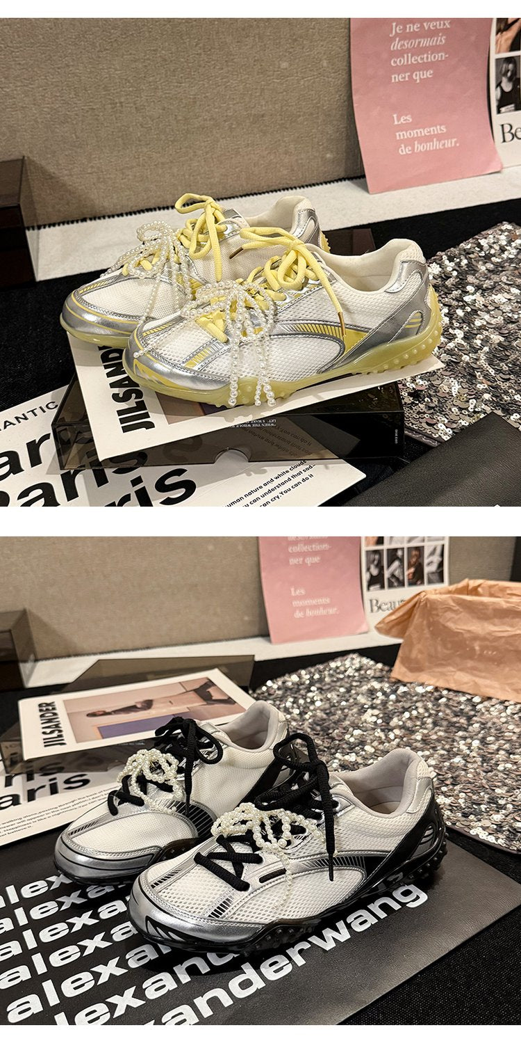 2025Women's Low-Cut Summer Sneakers（Upper Height Less10cm)Sports Shoes Lace Rubber