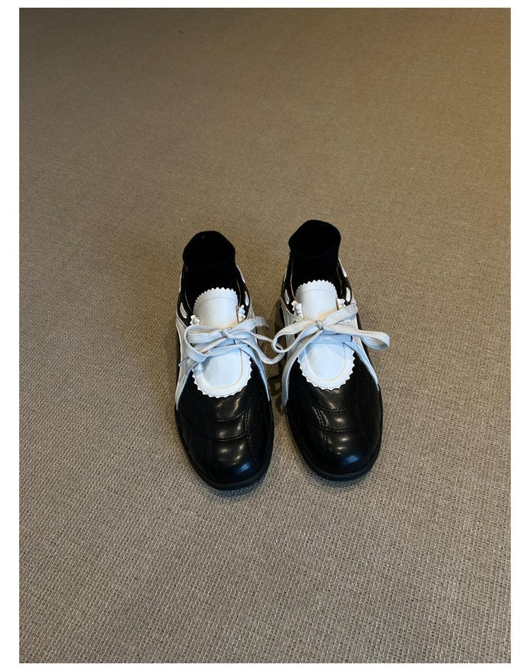 2025Spring Low-Top（Upper Height Less10cm)Rubber lace-up sneakers for women