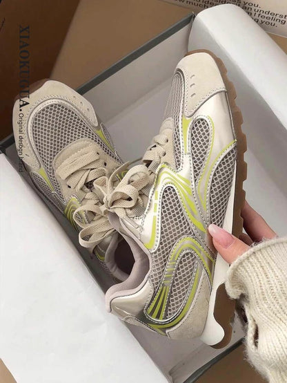 2025Summer Low-Cut（Upper Height Less10cm)Sports shoes women's rubber lace-up