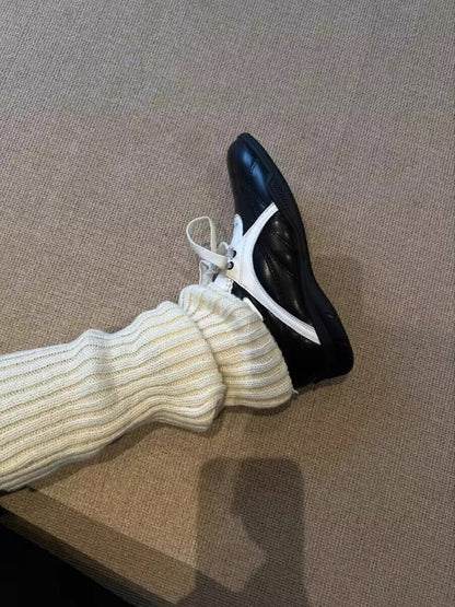 2025Spring Low-Top（Upper Height Less10cm)Rubber lace-up sneakers for women