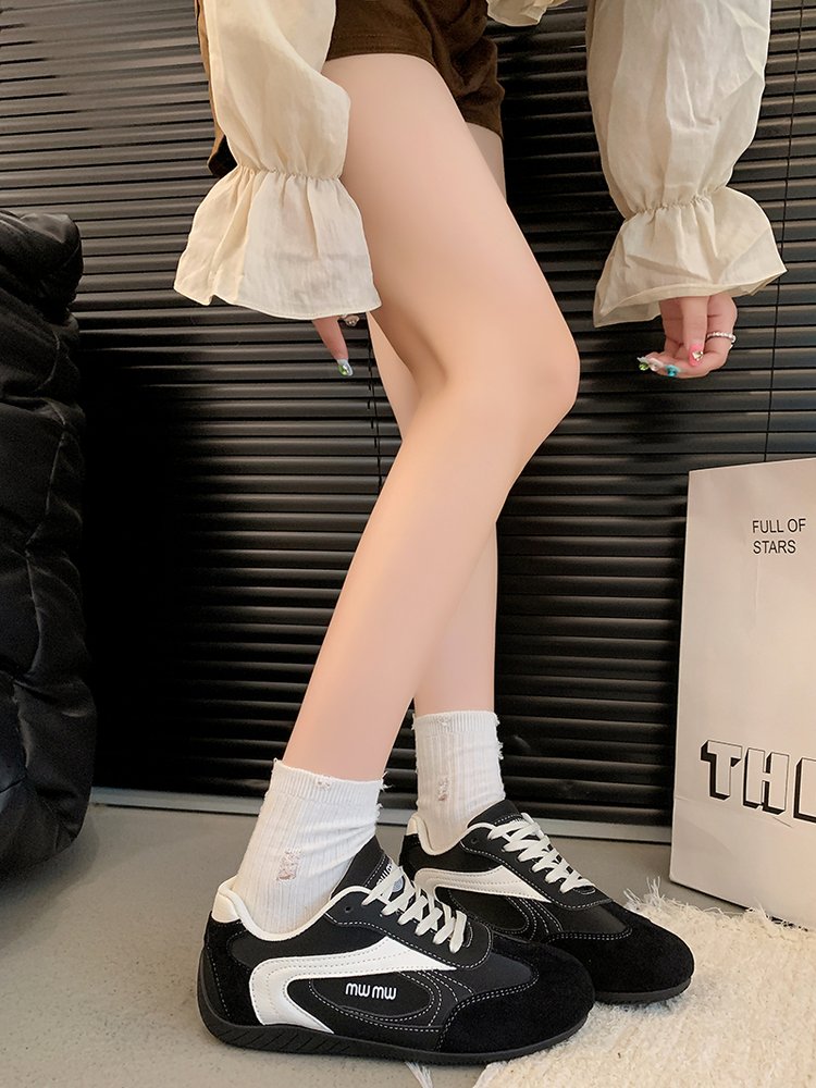 2025Autumn Low Top（Upper Height Less10cm)Sports Shoes Rubber Women's Lace-Up