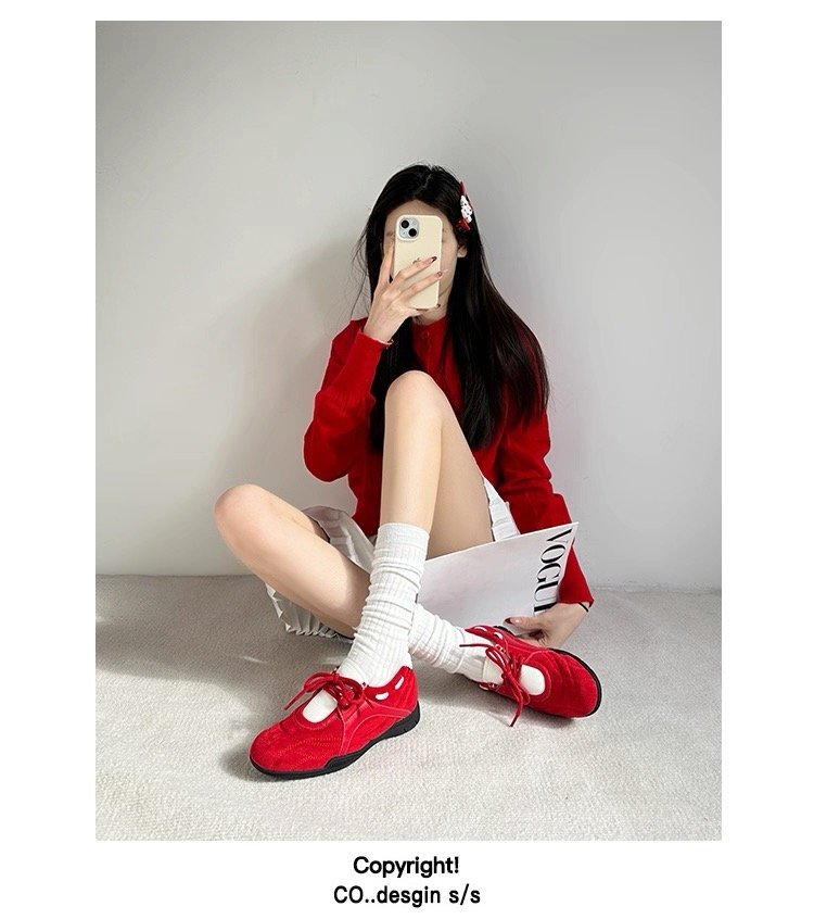 2025Spring Low-Top（Upper Height Less10cm)Rubber lace-up sneakers for women