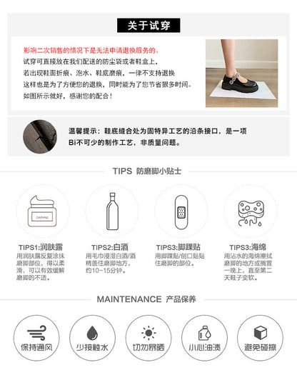 2025New Retro Matte Height-Increasing6cm~Korean Style Round Toe Buckle Strap Soft Wrinkled Slimming High Boots for Women Autumn