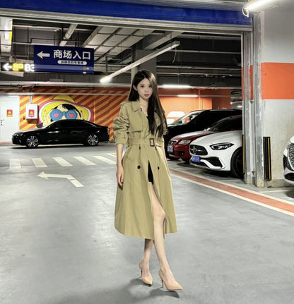 Nude High Heels Women2024Autumn New Red Sole Side Hollow Pointed Toe Sexy Versatile Professional Stiletto Heels