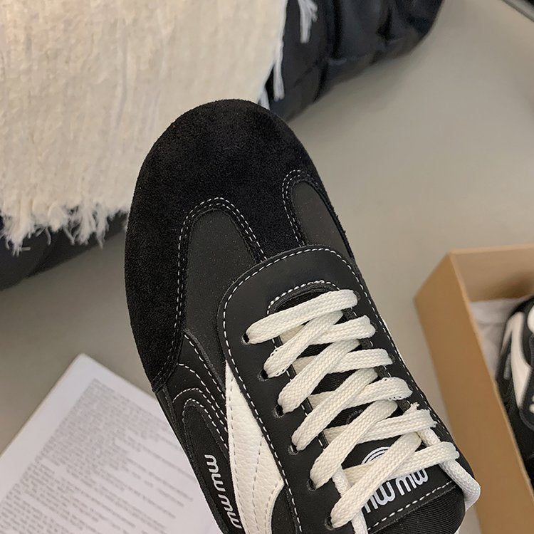 2025Autumn Low Top（Upper Height Less10cm)Sports Shoes Rubber Women's Lace-Up