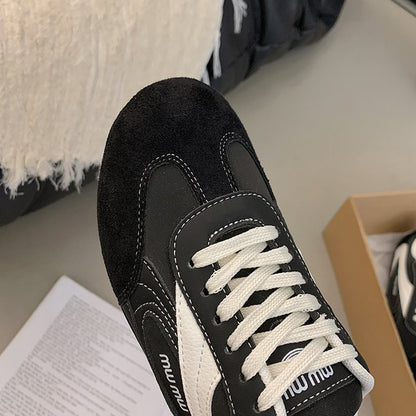 2025Autumn Low Top（Upper Height Less10cm)Sports Shoes Rubber Women's Lace-Up