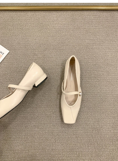 Women's Flat Shoes2023Spring, Autumn, Summer New Versatile Design Mary Jane Women's Shoes Gentle Style Evening Shoes
