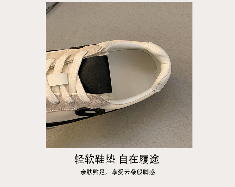 2025Spring Summer New Grape Mom Wang Yibo Same Style Asymmetric Large Toe Lace-up Casual Style Jogging Shoes