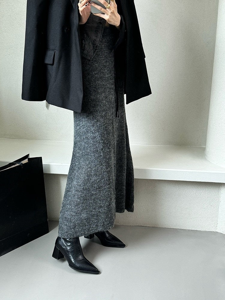 Pointed Toe Short Boots for Women2024New Autumn Winter Women's Boots Niche Slim Boots Design Sense Chunky Heel High Heel Short Boots
