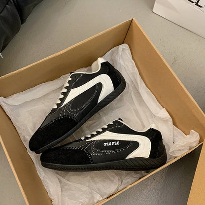 2025Autumn Low Top（Upper Height Less10cm)Sports Shoes Rubber Women's Lace-Up