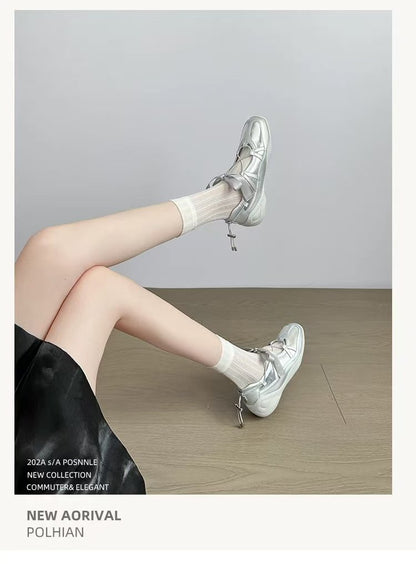 2025Summer rubber sneakers for women with lace-up low-top（Upper Height Less10cm)