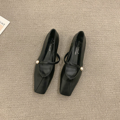 Women's Flat Shoes2023Spring, Autumn, Summer New Versatile Design Mary Jane Women's Shoes Gentle Style Evening Shoes