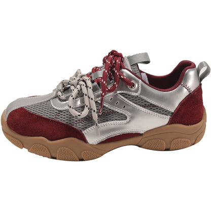 2025New Retro Jogging Shoes for Women, Casual Sports Shoes, Student Shoes, Color Block Single Shoes for Women