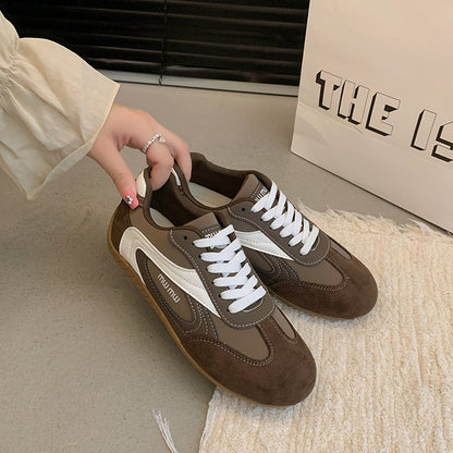 2025Autumn Low Top（Upper Height Less10cm)Sports Shoes Rubber Women's Lace-Up