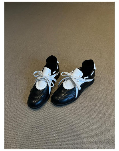 2025Spring Low-Top（Upper Height Less10cm)Rubber lace-up sneakers for women