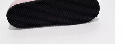 Low Heel Platform Sole(Less3cm)PU Rubber Slippers
