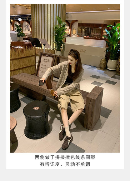 2025Women's Autumn Lace-Up Low-Top Sneakers（Upper Height Less10cm)Rubber