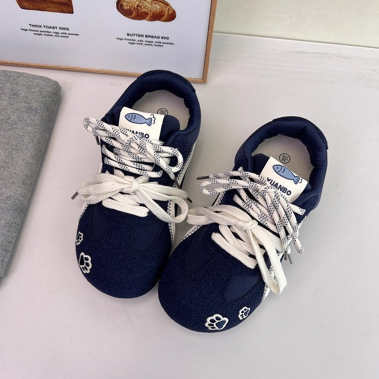 2025Autumn rubber sneakers low-top（Upper Height Less10cm)Lace-up Women