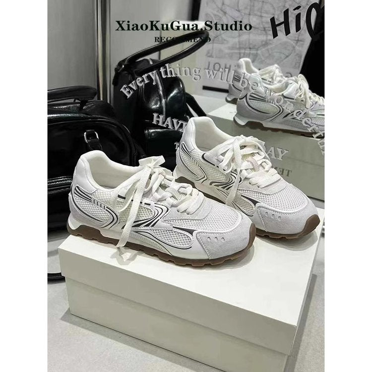 2025Summer Low-Cut（Upper Height Less10cm)Sports shoes women's rubber lace-up