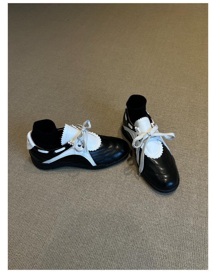 2025Spring Low-Top（Upper Height Less10cm)Rubber lace-up sneakers for women