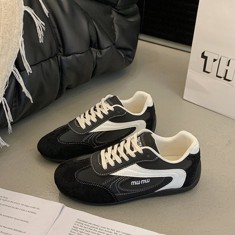 2025Autumn Low Top（Upper Height Less10cm)Sports Shoes Rubber Women's Lace-Up