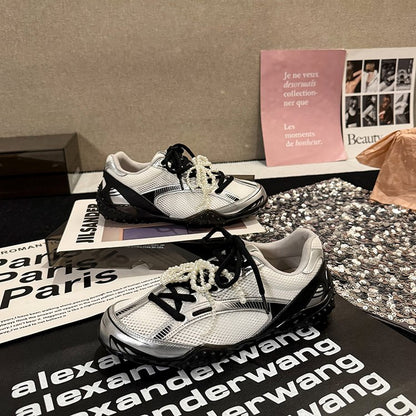 2025Women's Low-Cut Summer Sneakers（Upper Height Less10cm)Sports Shoes Lace Rubber