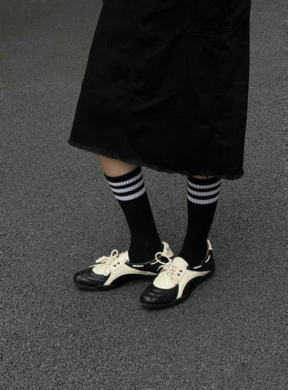 2025Spring Low-Top（Upper Height Less10cm)Rubber lace-up sneakers for women