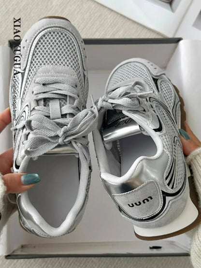 2025Summer Low-Cut（Upper Height Less10cm)Sports shoes women's rubber lace-up