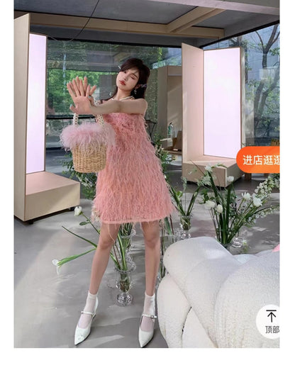 Yi Mengling Same Style2023Shoe Fairy Shoes to Match Dress Rich Lady Shoes Wedge White Single Shoes Pointed Toe Maggie Jane