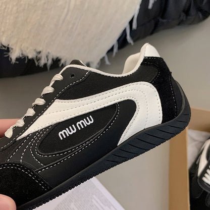 2025Autumn Low Top（Upper Height Less10cm)Sports Shoes Rubber Women's Lace-Up