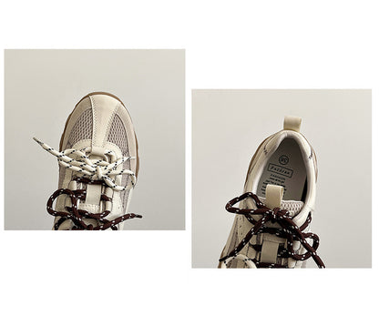 2025New Retro Jogging Shoes for Women, Casual Sports Shoes, Student Shoes, Color Block Single Shoes for Women