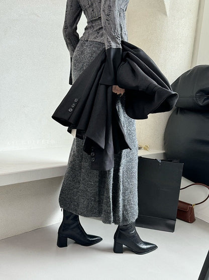 Pointed Toe Short Boots for Women2024New Autumn Winter Women's Boots Niche Slim Boots Design Sense Chunky Heel High Heel Short Boots