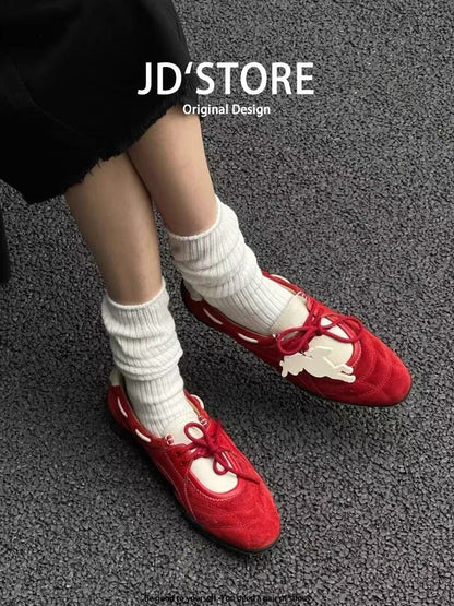 2025Spring Low-Top（Upper Height Less10cm)Rubber lace-up sneakers for women