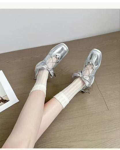 2025Summer rubber sneakers for women with lace-up low-top（Upper Height Less10cm)