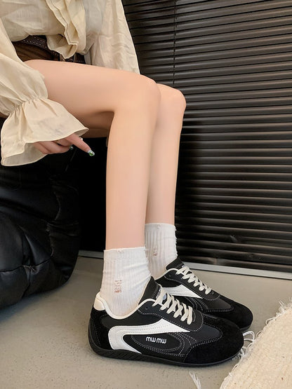 2025Autumn Low Top（Upper Height Less10cm)Sports Shoes Rubber Women's Lace-Up