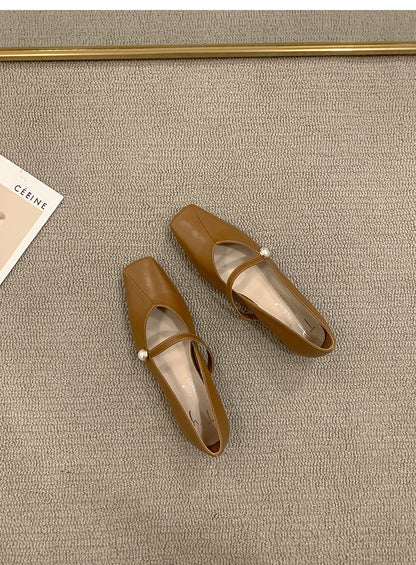 Women's Flat Shoes2023Spring, Autumn, Summer New Versatile Design Mary Jane Women's Shoes Gentle Style Evening Shoes